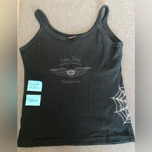 Harley Davidson woman’s Medium black tank top